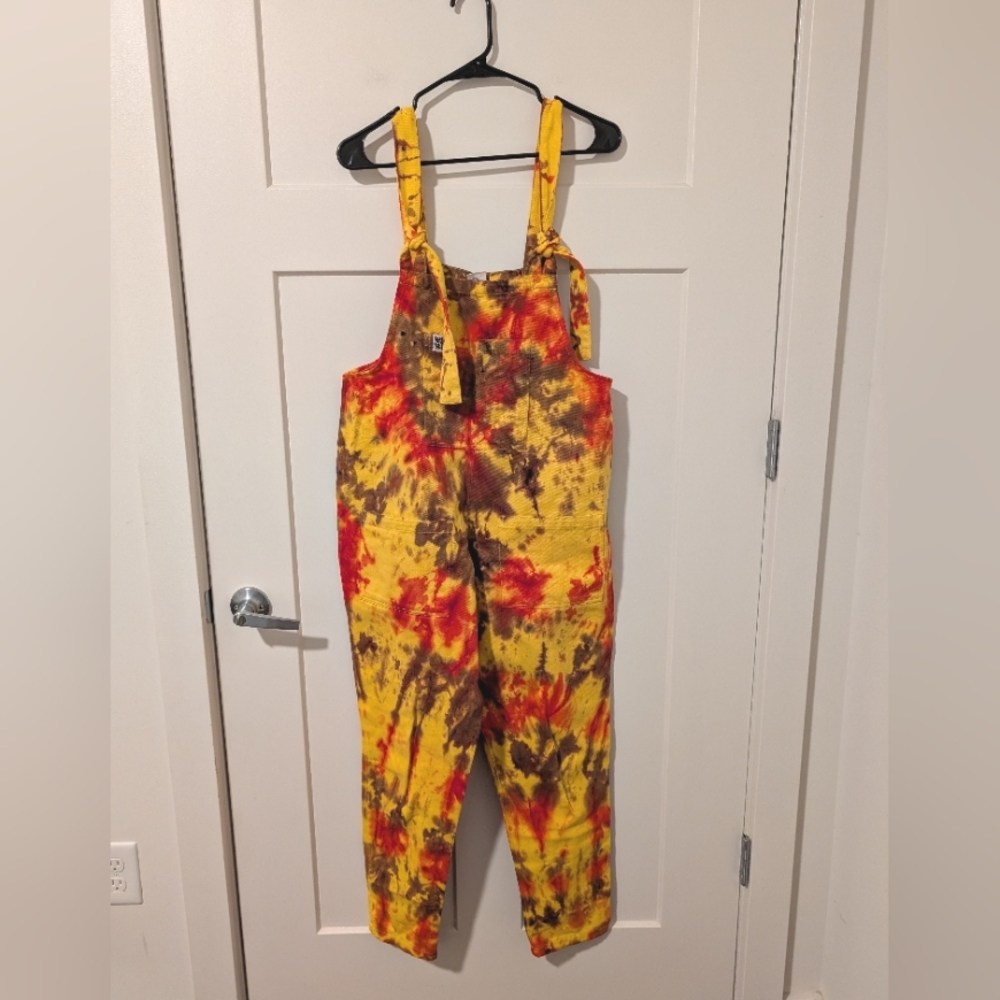 Lucy & Yak Tie-dye Dungarees